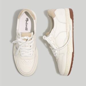 Madewell Court Sneakers in White Leather Womens Size  9/Men’s Size 7.5